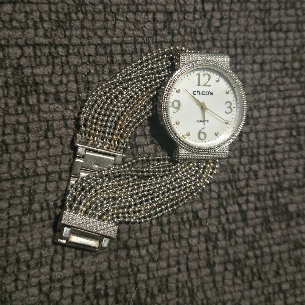 Chico's | Silver and Gold Watch